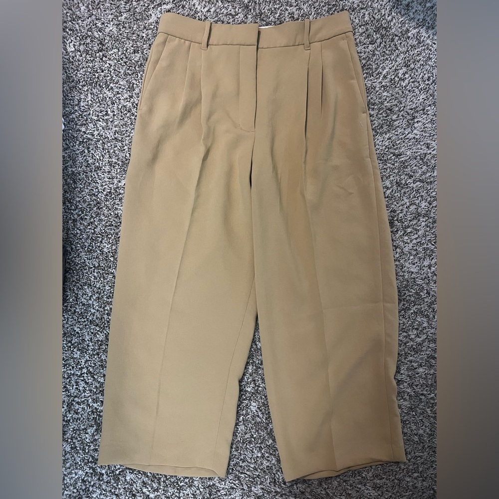 Aritzia Wilfred Cream Effortless Pants